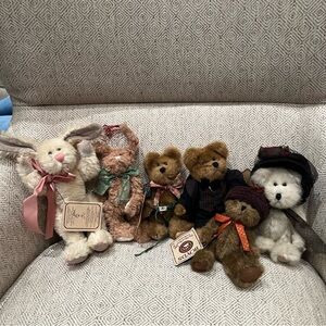 Boyd’s Bears And Bunnies Lot Of 6 Small Plush Easter Some With Tags